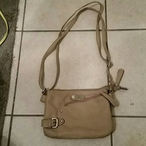 A tan purse